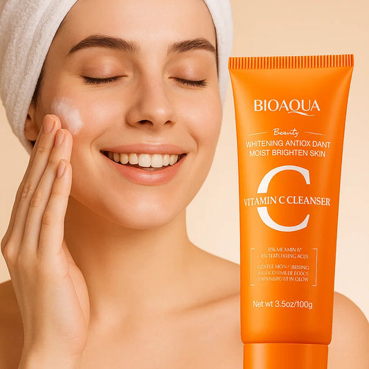 Jabon facial Blanqueador de Vitamina C Bioqua