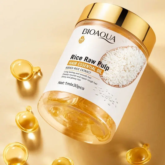 Aceite Capilar Reparador en Cápsulas de Arroz