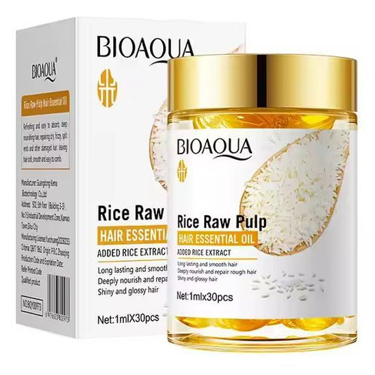 Aceite Capilar Reparador en Cápsulas de Arroz