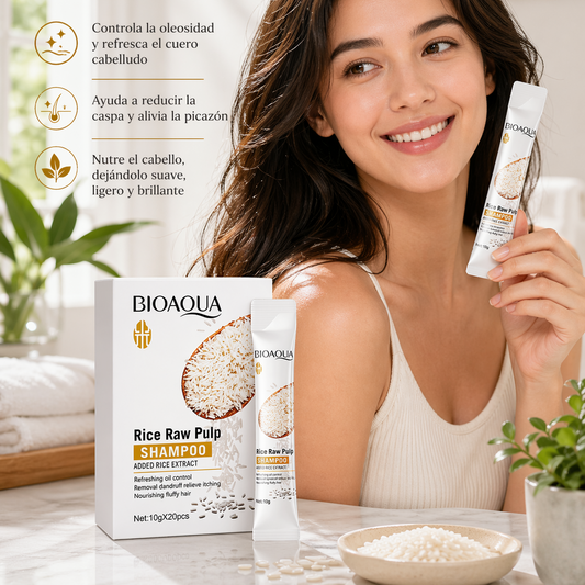 Shampoo de Arroz en Sobre x20