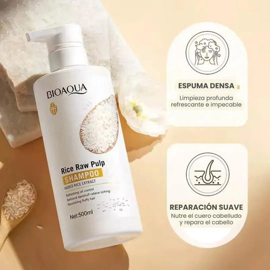 SHAMPOO DE ARROZ BIOAQUA