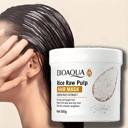MASCARILLA CAPILAR DE ARROZ BIOAQUA