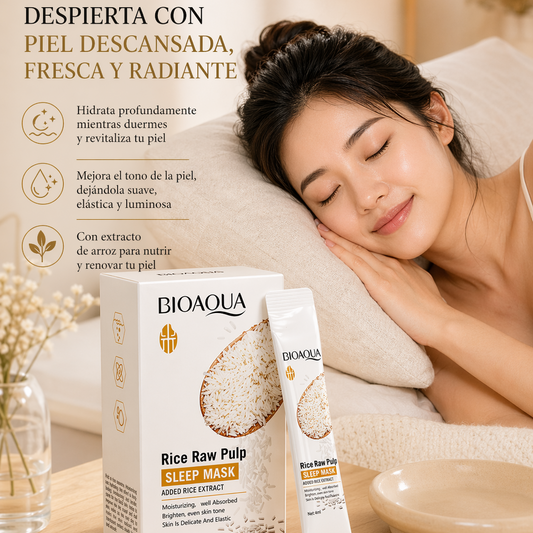 Mascarilla Nocturna de Arroz