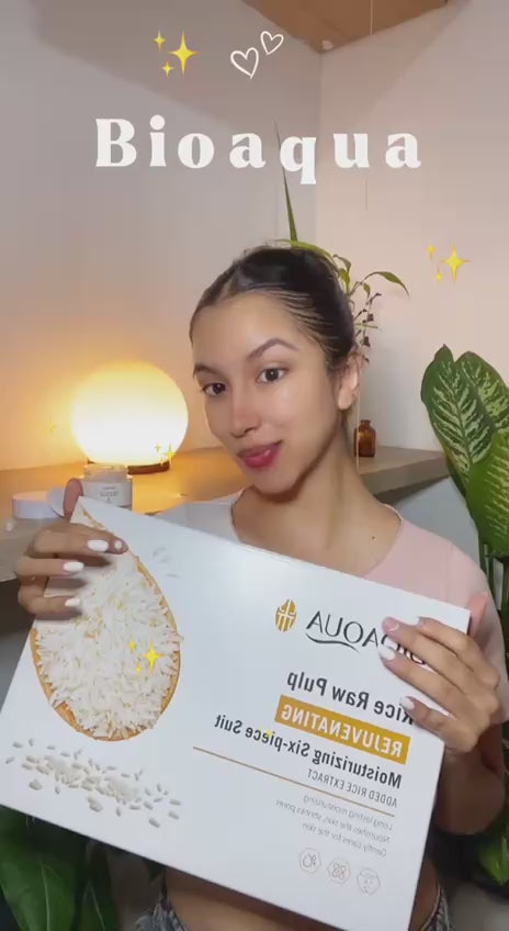 Kit facial aclarante de arroz